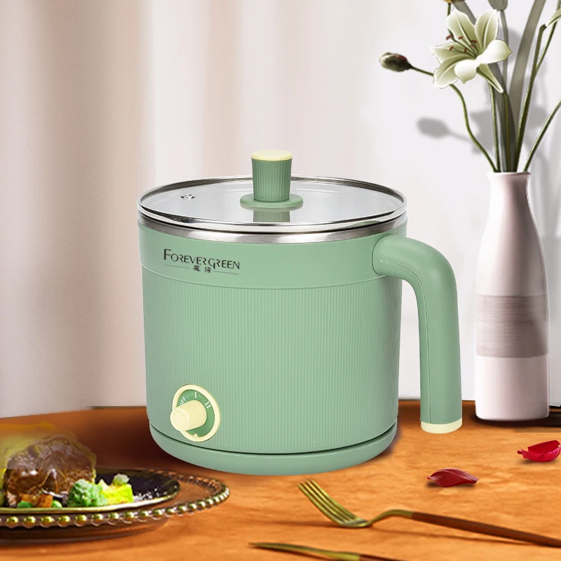 Factory supply hot sale multifunctional pot mini 304# SS electric multi cooker boiling cooking pot 1.5L for gift