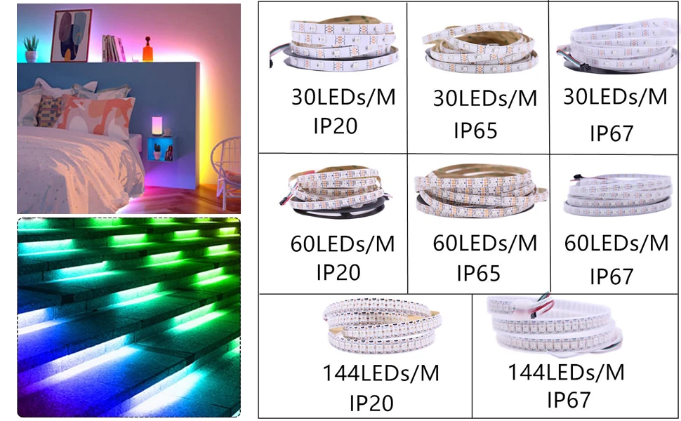USB 5 В гибкая светодиодная лента rgbic 5050 Smd Streifen Licht комплект подсветки телевизора умная Светодиодная для украшения дома