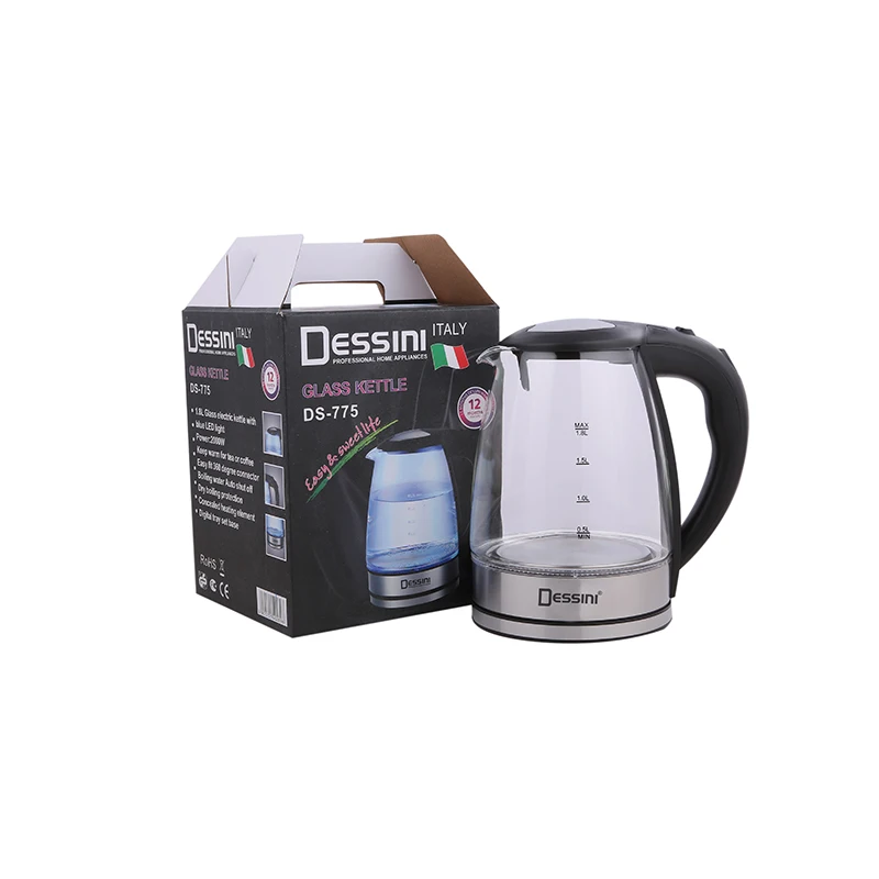 Dessini Professional Popular Design Electric Brew Water Kettle Teapot For Indoor