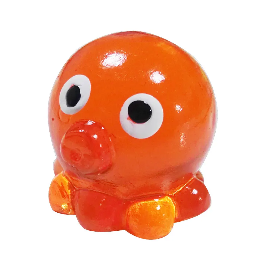 hot sale Small TPR ocean animal  Soft sticky lovely  baby octopus  toy