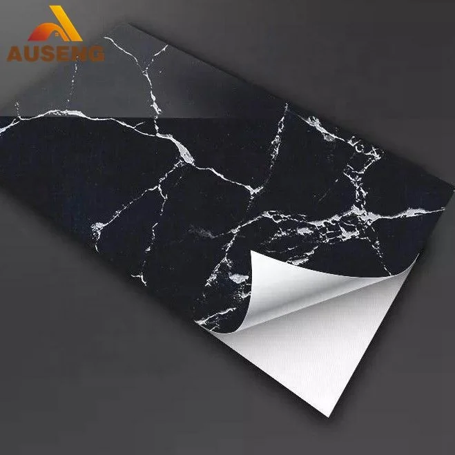 3D Marble Pattern Sticker Cover Roll Papel De Parede Autoadesivo Vinyl Sticker Roll Adhesive Wall Paper Rolls Wallpaper