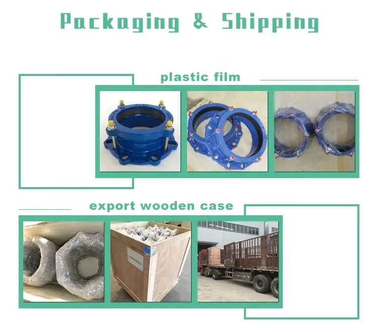 Coupling flexible PN16 pvc ductile cast Iron universal HDPE flange adaptor