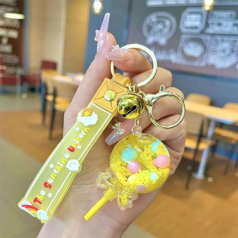 SY366 Promotional Gifts Anime Acrylic Keychain With Customized Logo Kawaii lollipop acrylic keychain