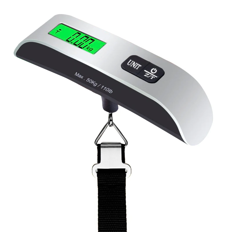 Basculas Digital Weighing Weight Smart Scales Hand Held Luggage Scale Bascula 50KG Mini Electronic Weigh Weighting Hanging Scale