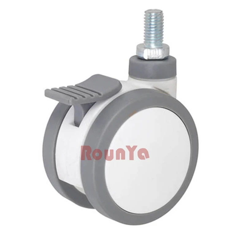 
Mute universal medical bed chair caster equipment swivel wheel 