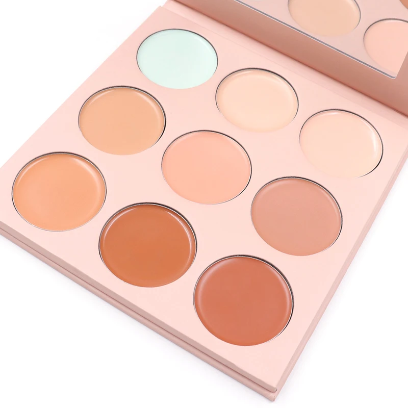 Cosmetics Professional Makeup Cream Foundation Camouflage Concealer 9 Color Palette