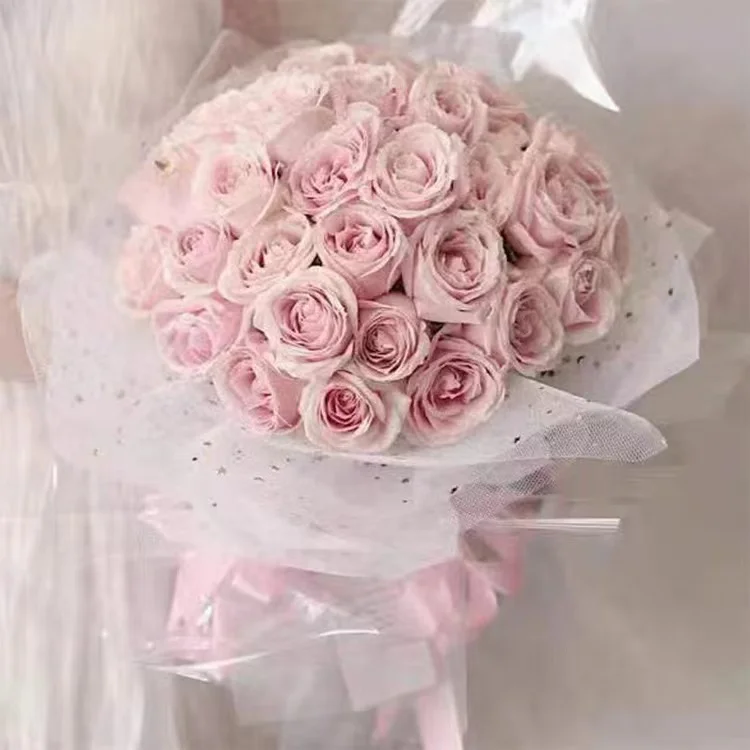 Elegant Birthday Present Flower Wrapping Paper Bouquets Colorful Gift Paper