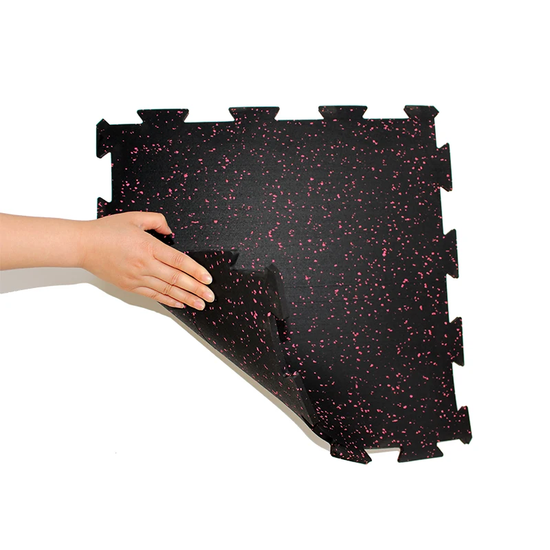 Резиновые коврики для тренажерного зала, соединяющиеся резиновые, 1 м * 1 м, поставщик