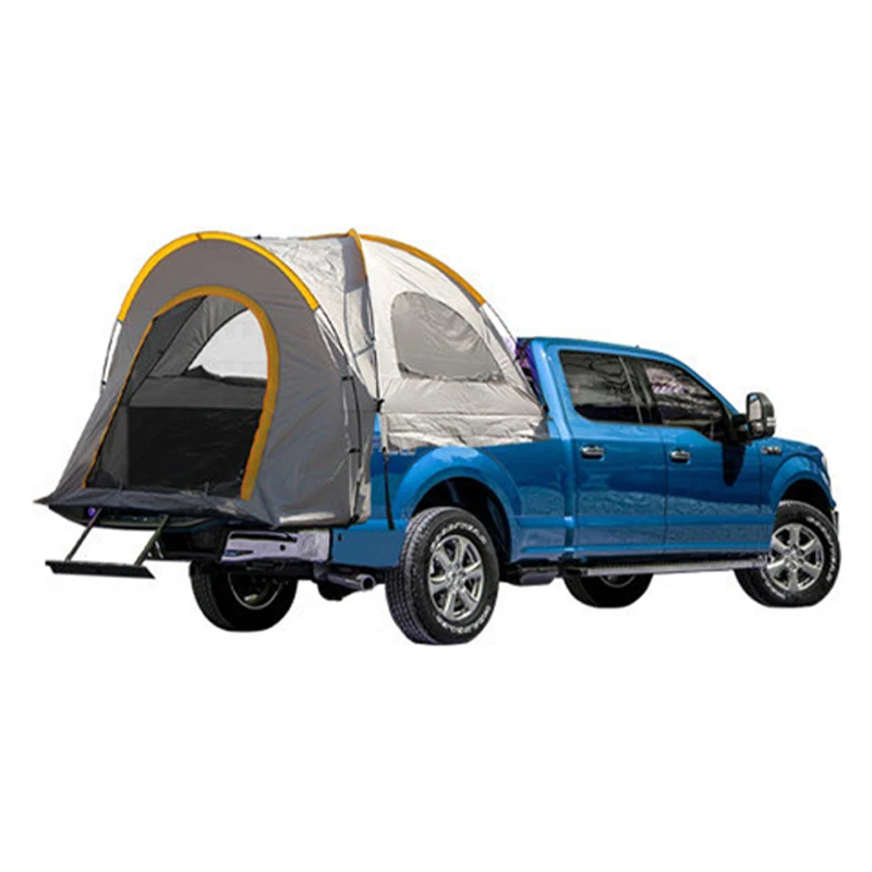 Portable waterproof pick up car tent camper pickup truck bed tent with awing for regular checkout pickup truck
