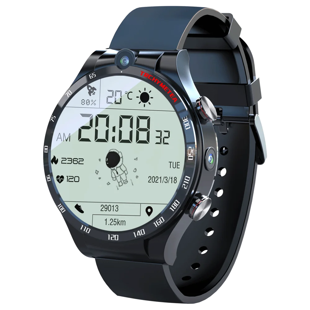 Lokmat Appllp 4 Men Smartwatch Android Smart Watch 4G Sim Call Smart Watch