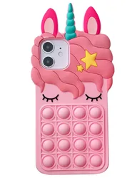 New arrival Silicone Cute Animal phone case for iPhone, Design for iPhone 12 11 Pro Max XR XS
