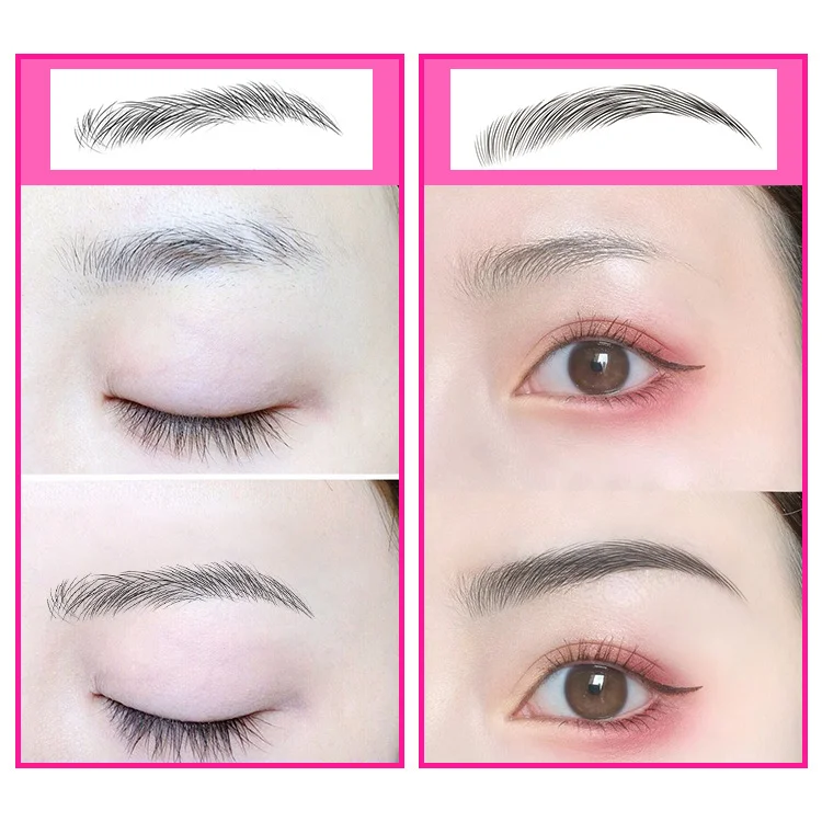 3D Disposable Brow Stamp Transfer Temporary Eyebrow Tattoo Ruler Sticker for Microblading Training