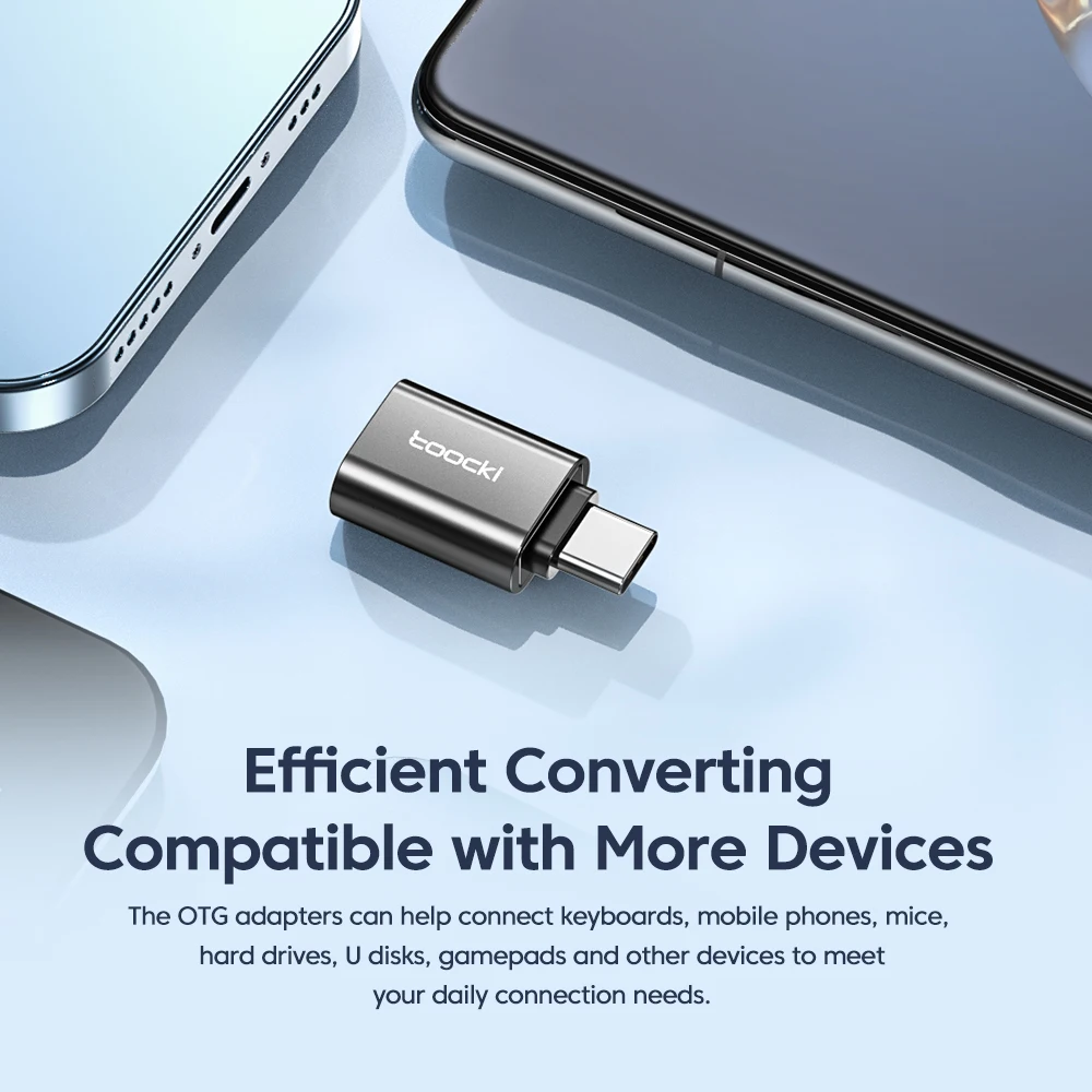 Лидер продаж OTG адаптер Toocki Oem и Odm типа «С» папа-USB 3 0 мама универсальный для устройств Type-C