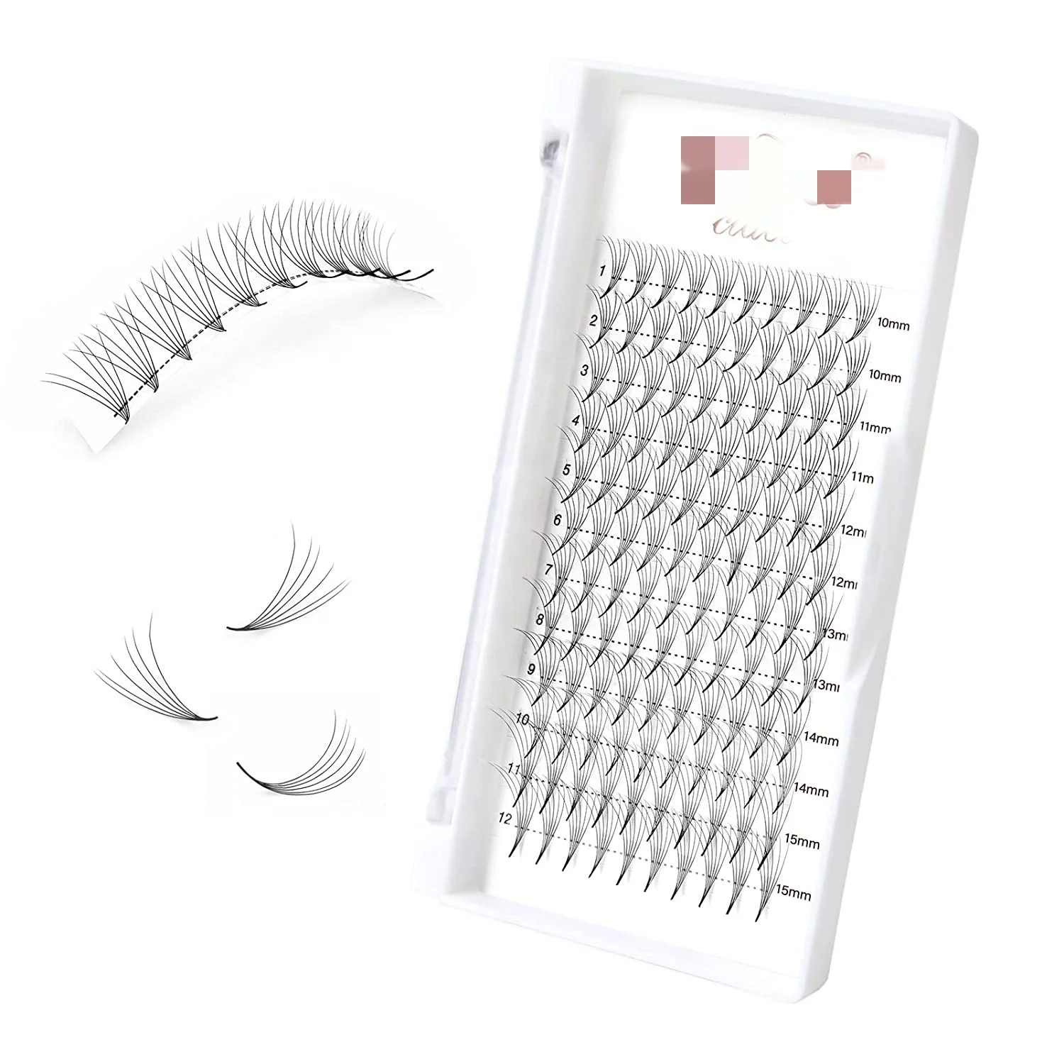 Premade Fan Lashes Russia eyelash 0.07 0.10 long steam lashes with logo