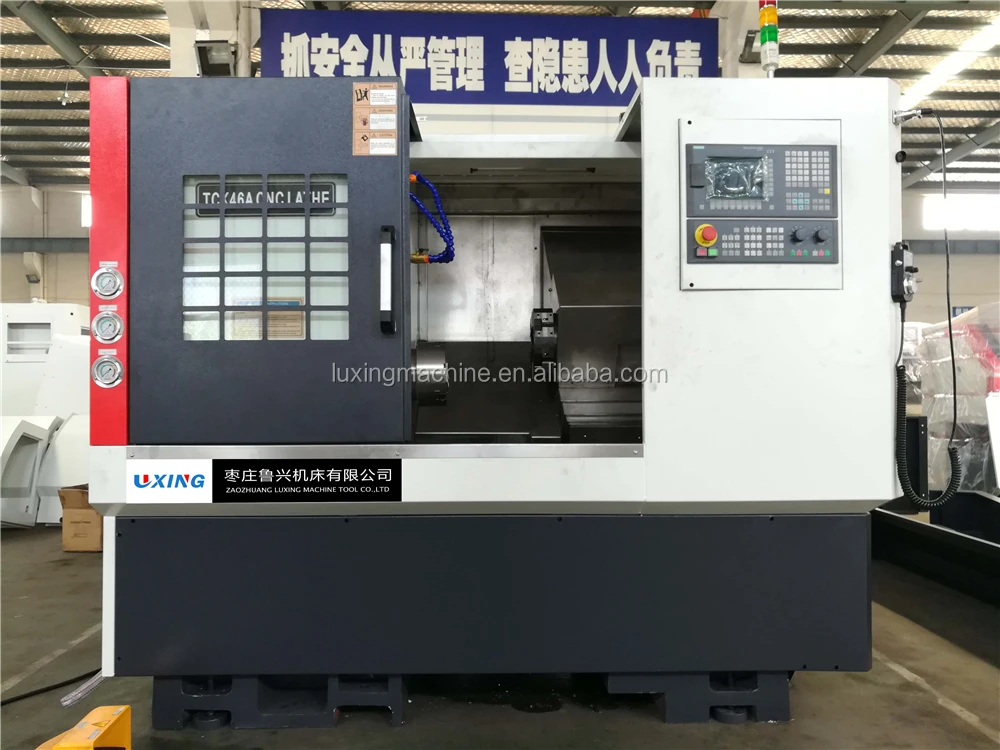 higp speed precision slant bed turret cnc instrument turning center lathe machine TCK46A TCK56A
