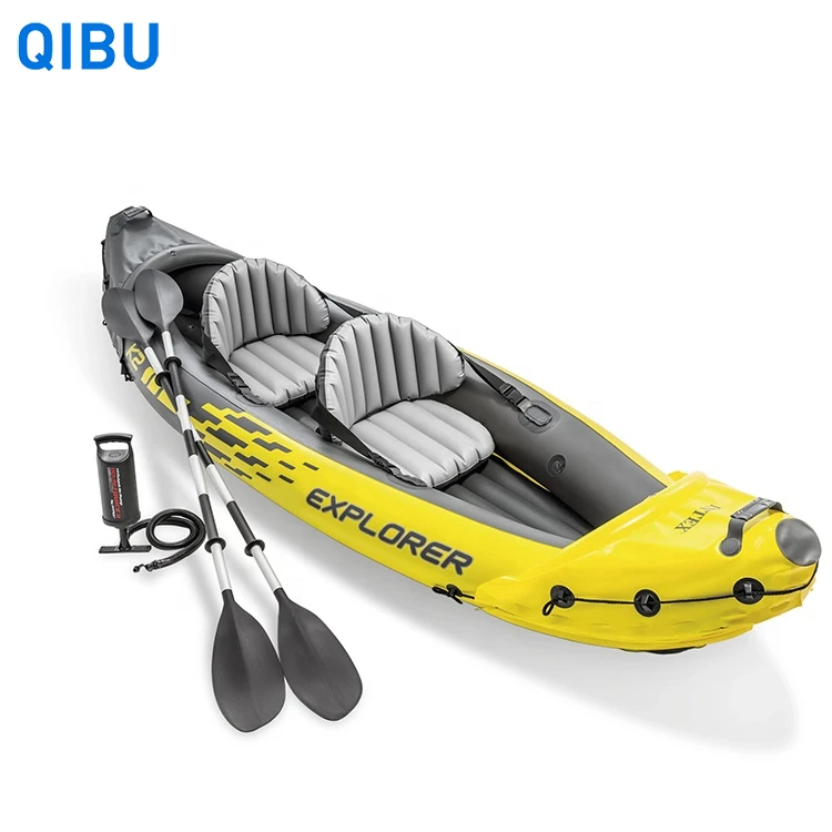  Intex K2 Inflatable OEM Fishing Kayak High Pressure Canoe 2 Person Pvc