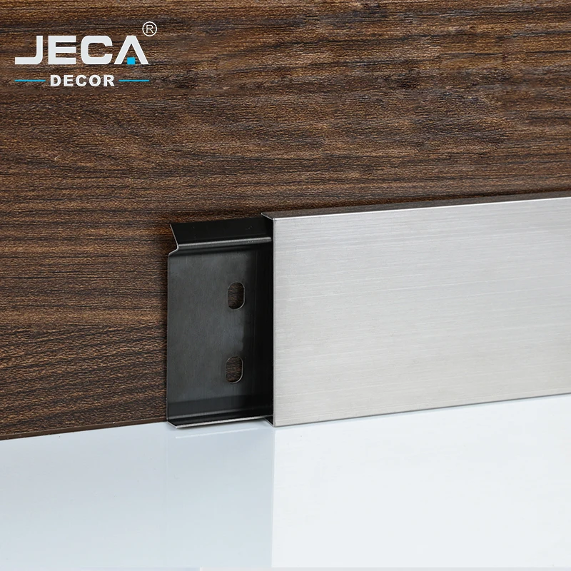 JECA High Quality Tile Accessories LED Skirting Board For Floor Decoration Factory Directly LED Golden Baseboard