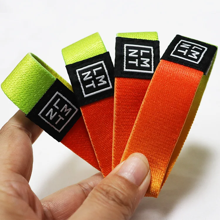 Kofei Wholesale Personalizedl RFID Elastic Custom Fabric Wristband For Events