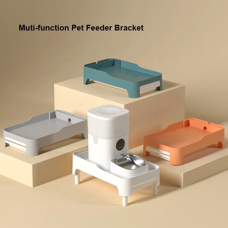 Muti-function Feeding Bracket Prevent Cervical Spine Injury Heightening Feet Pet Feeder Bracket