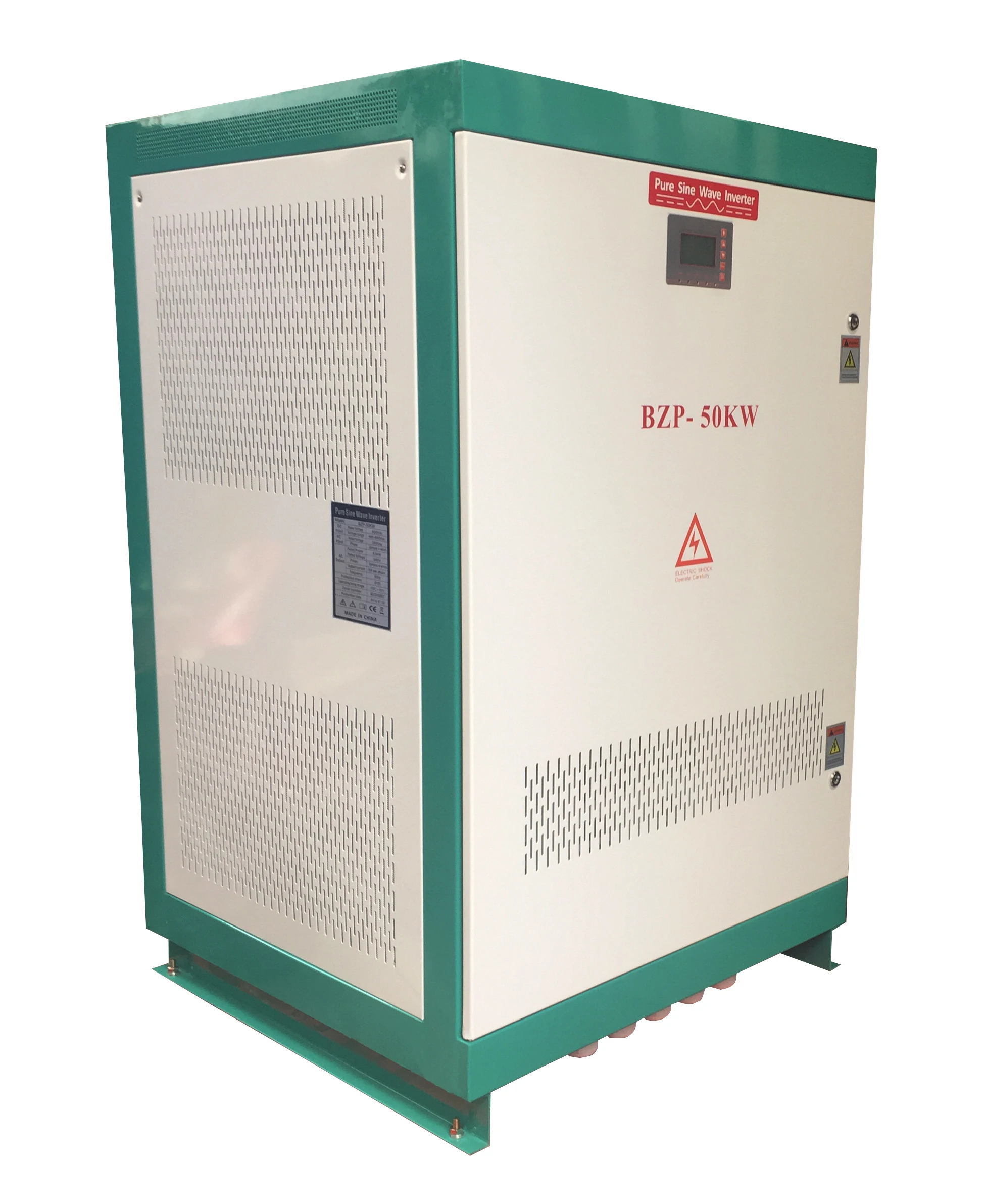 Manufacturer High Quality 50Hz/60Hz 380V-460VAC 50KW 60KW  80KW  hybrid inverters built in AC input