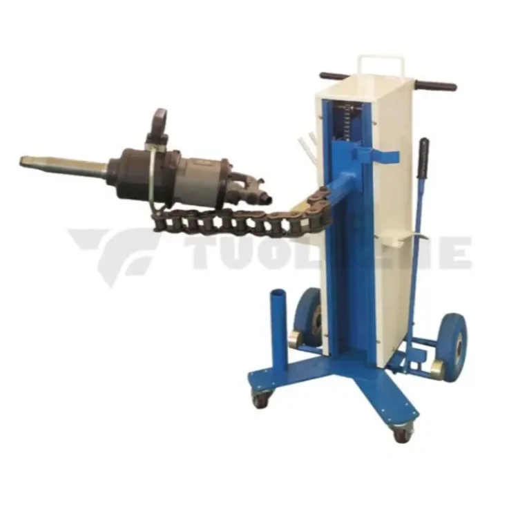 Durable chain type air cannon bracket crane