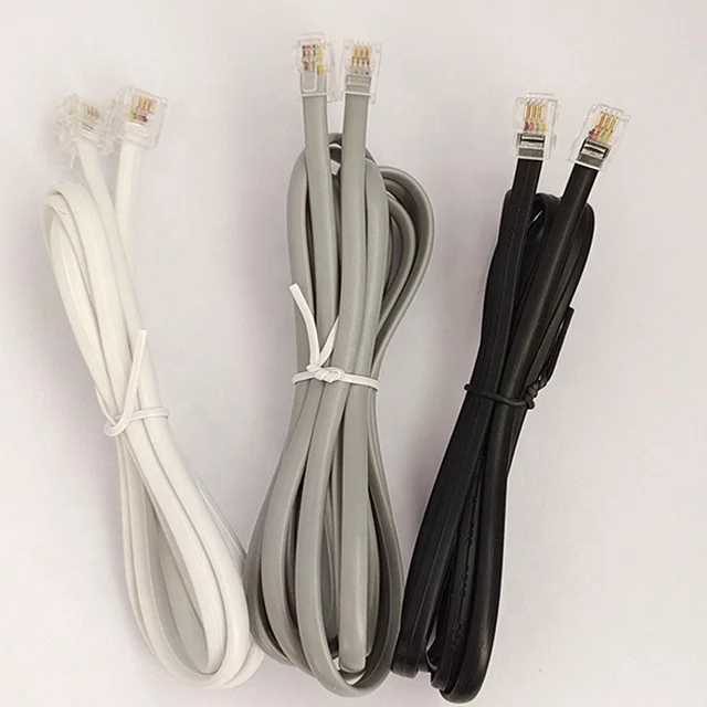 2 Core 4Core 6 ядро RJ11 4P4C 6P2C 6P4C 6P6C кабель для