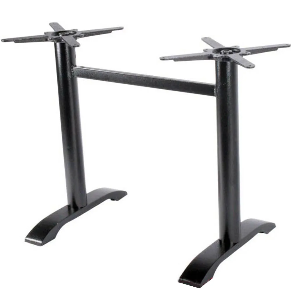 Hot sale metal antique cast aluminum cast aluminum dining twin table base for Desk Dining table Coffee table