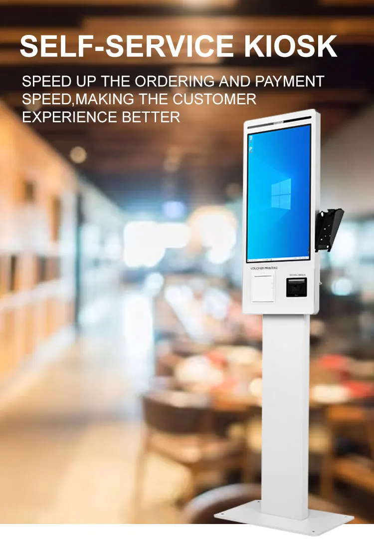 Support for Windows/Android operating system 21.5-inch terminal integrated self-service payment kiosk