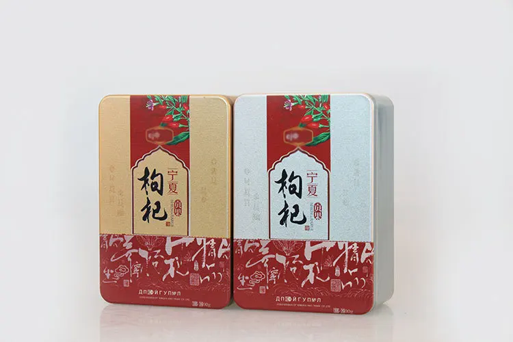 Ready To Ship Square Metal Tin Storage Metal Container Tea Can Food Case