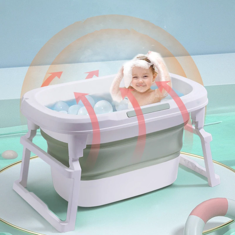 Индивидуальная картонная ванная детская круглая Ванна для новорожденных с подушкой