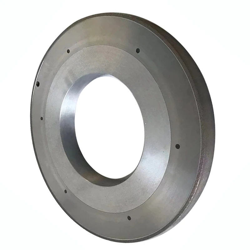 Bronze sintered diamond grinding wheel can be added with aluminum matrix core to process zirconia ceramics and alumina ceramics
