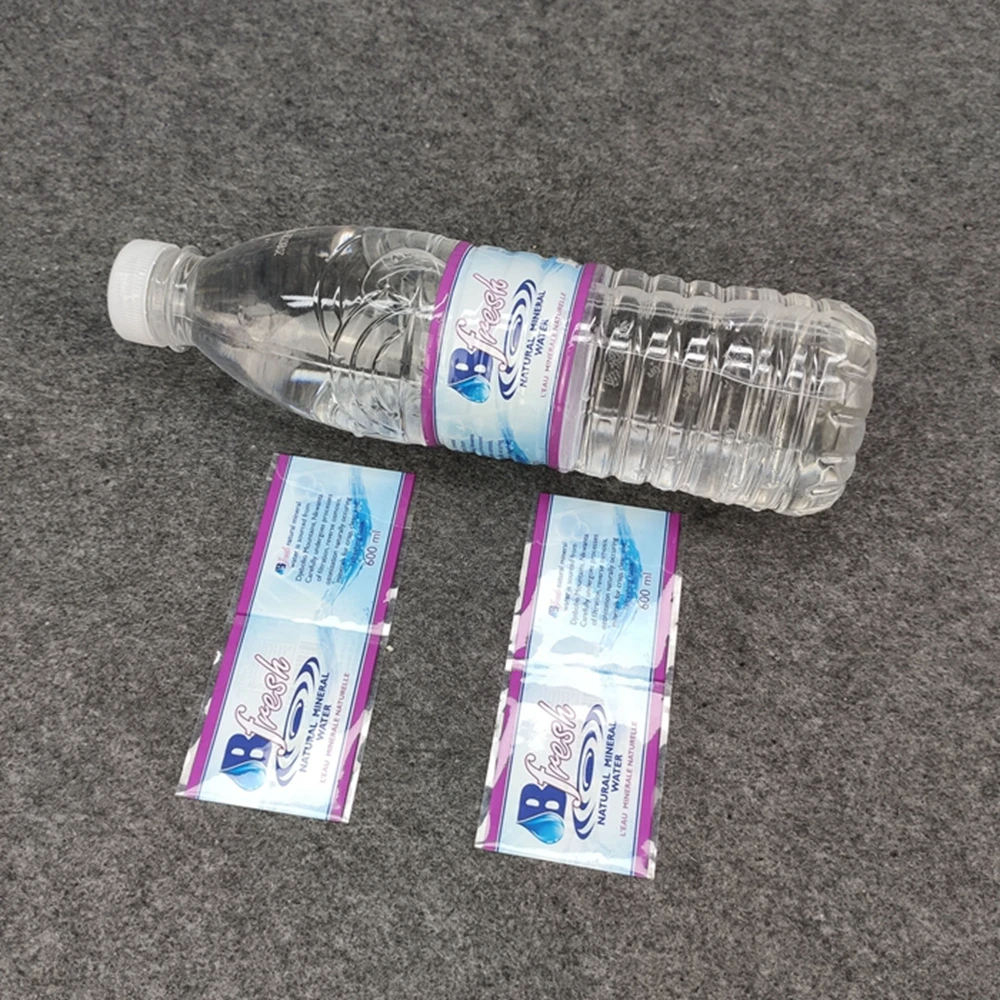 Personalized China Design Water Bottle Label Pvc Custom Shrink Wrap Label