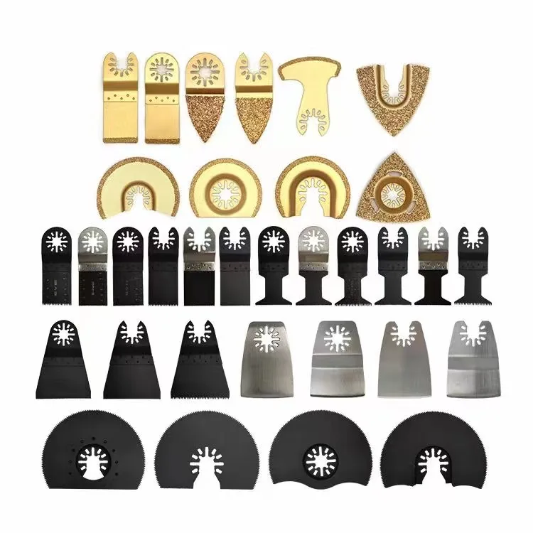 DEYI 65mm Smart Circular Oscillating Tool Saw Blades 4Pcs High Frequency Welded Customized Diamond Carbide Steel DIY Industrial