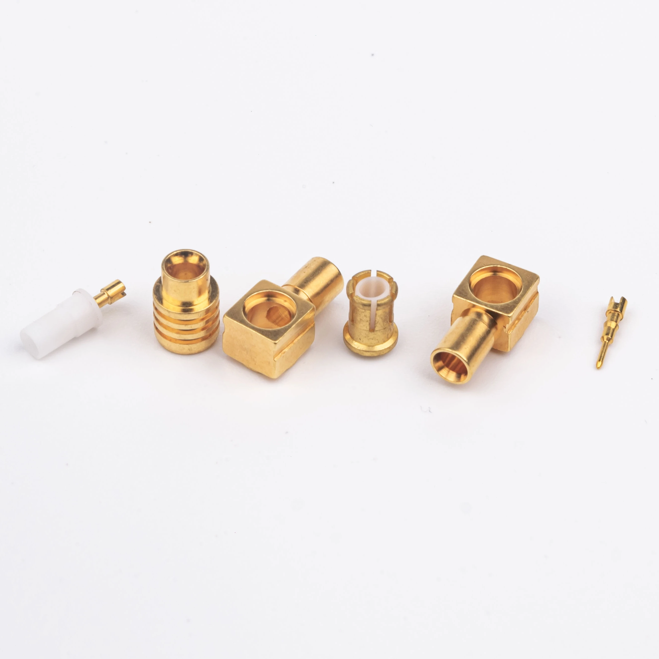 MCX male jack Right angle plated gold for Coaxial Cable RF coaxial MCX connector