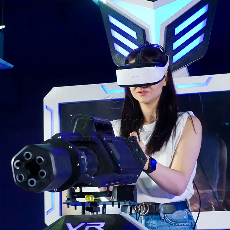 Hot Sale Virtual Reality Arcade Gatlin Game Equipment VR Shooting Machine