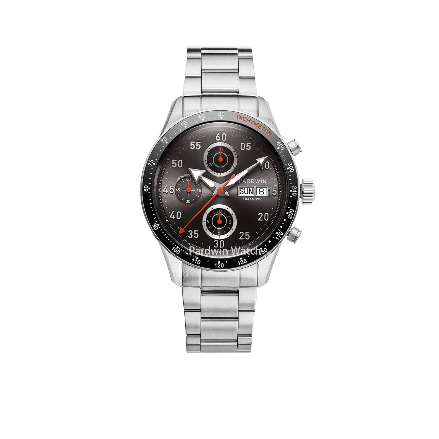 Titanium Grade 2 Grade 5 Custom made Tachymeter Chronograph watch multi-function movement sapphire glass anti-reflection