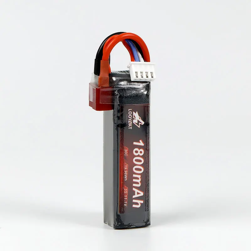 Аккумулятор LOOYBAT airsoft BB Gun 1800 мАч 2S 7 4 V 30C Lipo Battery 3S 11 1 1800mAh перезаряжаемый литиевый аккумулятор