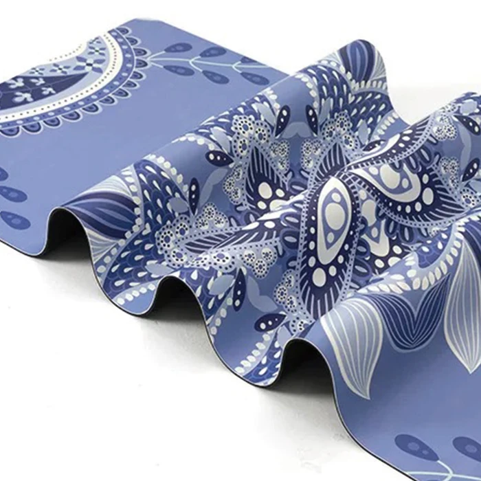 Rubber Yoga Mat Custom Printed Eco Friendly Waterproof  UV Full Printed Workout Yoga Mat