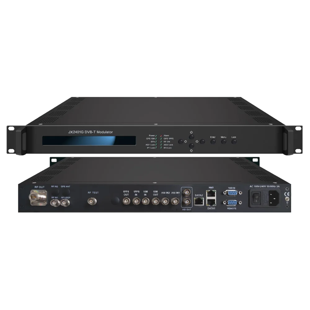 DVB-T Modulator 2 ASI in & 2 IP input