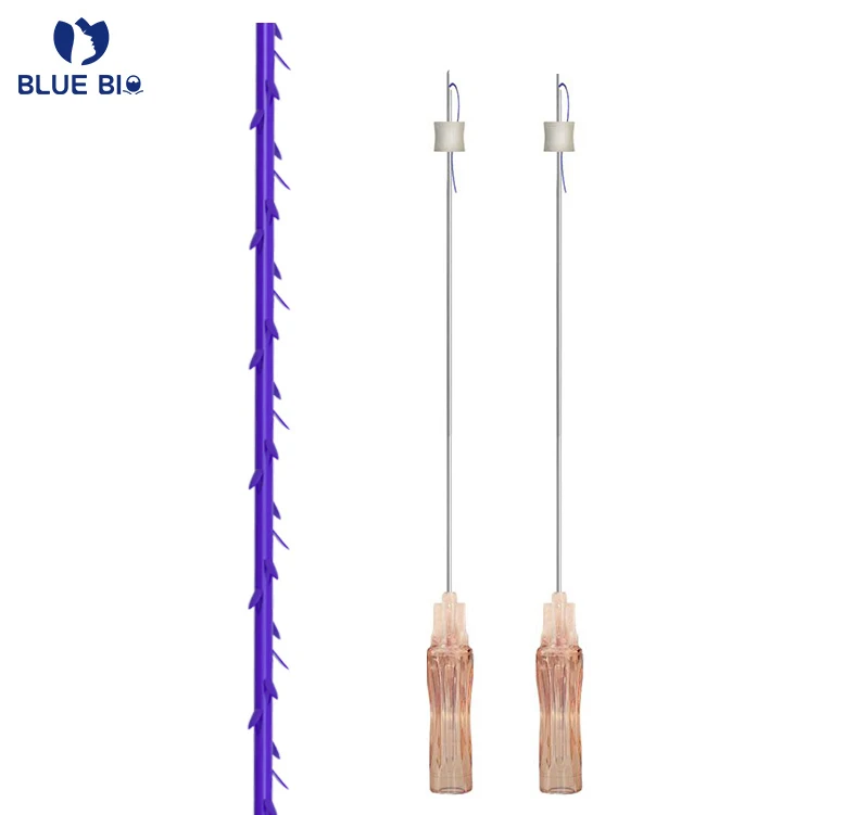 CE Blunt Cannula Lift Cog 3D 4D V Line PDO Thread COG Thread Face Lifting