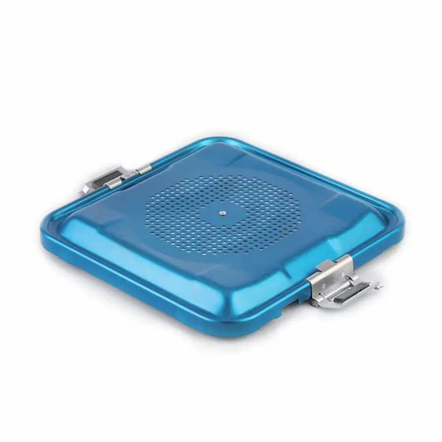 Aluminum Container with Long Term Filters for Sterilization Non Perforated Autoclave sterilization tray sterilization box