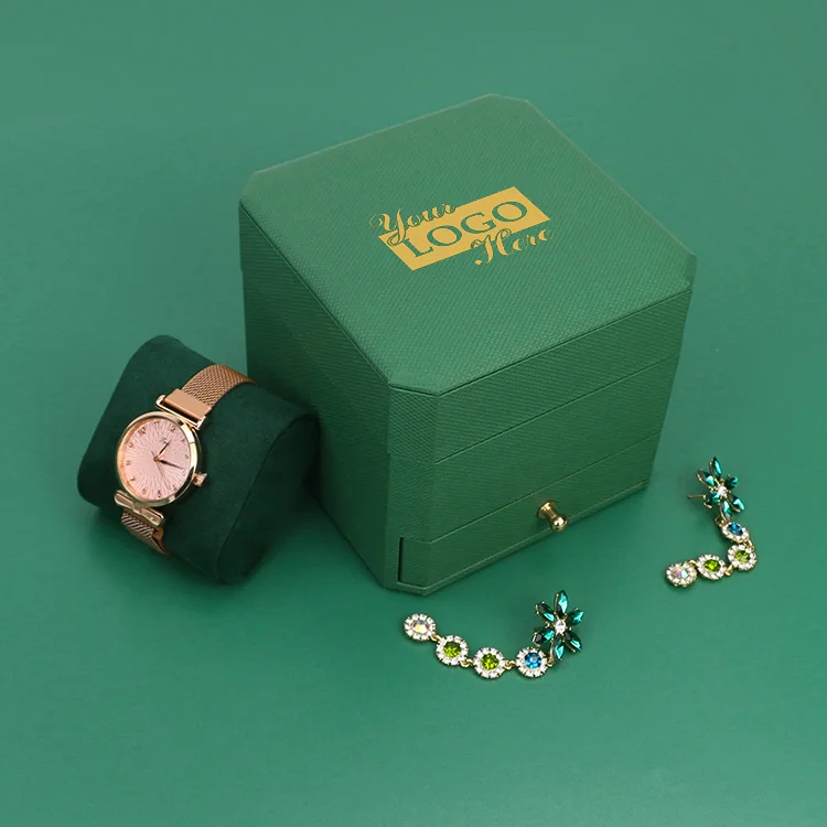 New design cajas de reloj modern portable leather watch gift box for smart mechanical quartz watches packing