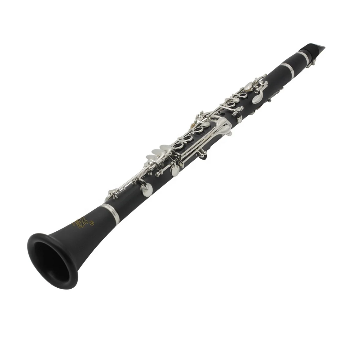 Pro B-flat 17-key Bakelite Clarinet OEM BB Nickel Plated Wooden Black 17 Golden Wood Flute 17 Keys Lead-free Welding CN;TIA