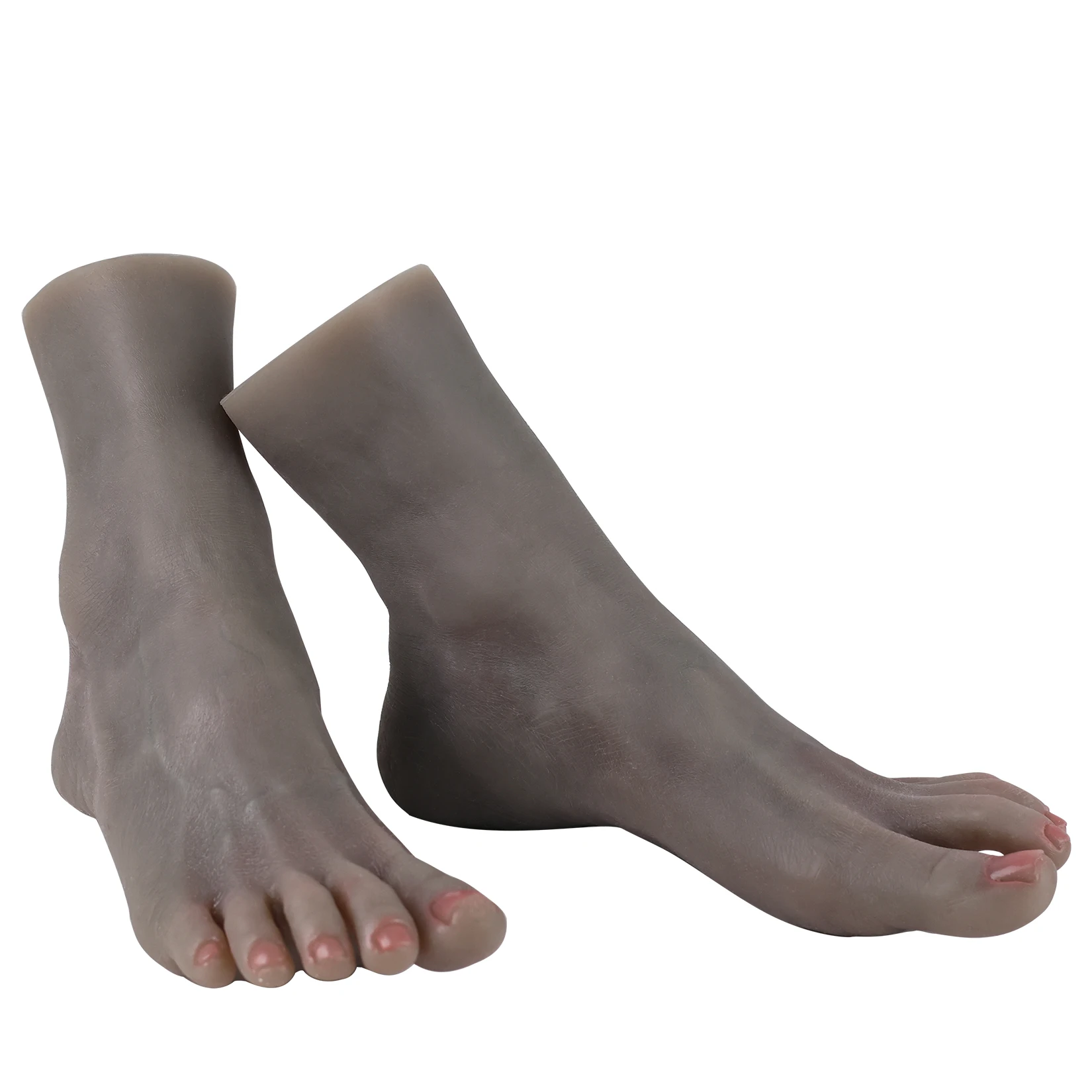 Soft Silicone Feet Lifesize Female Mannequin Leg Feet Mannequin Display Shoe Display Jewelry Sandal Shoe Display Art Sketch Nail