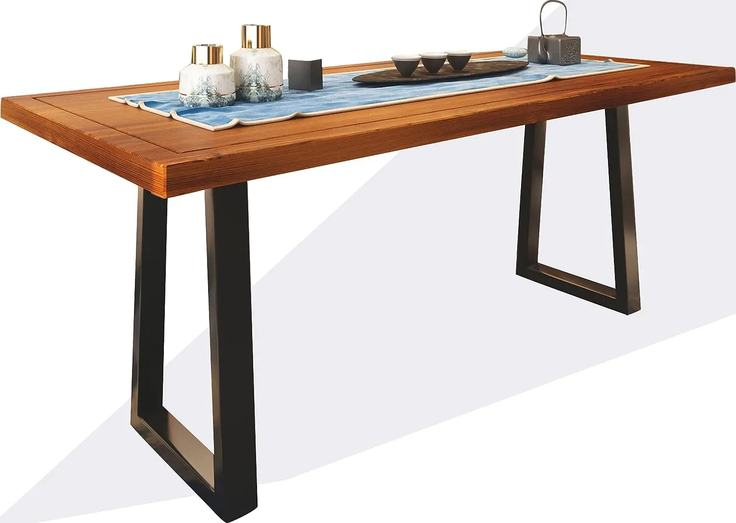 Metal Furniture Table Legs Custom Size Metal Steel Industrial Square Metal Black White Customized Products Modern Table Frame