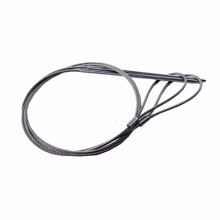 BBQ Skewers for Grilling Cable Skewers Stainless Steel Kabob Skewers set of 2