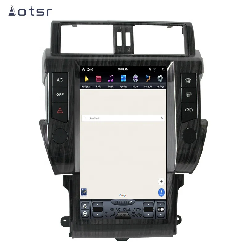  Автомобильный мультимедийный радиоплеер Tesla на Android для Toyota Land Cruiser Prado 150 2014-2018 автомобильный
