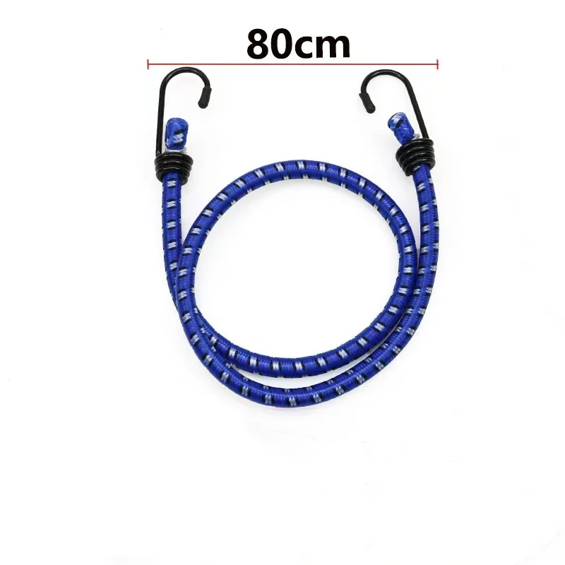 Elastic Bungee Cords, 2 Pcs 47.24inch Heavy Duty Bungee Strap with Hooks for Car Caravan Kayak Boat Trunks Camping RVs Luggage