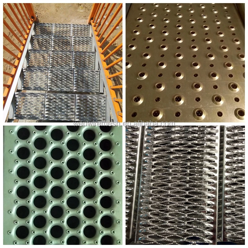 Perf-O Anti-slip Raised Aluminium Trailer Decking sheet  Safety Grating Walkway