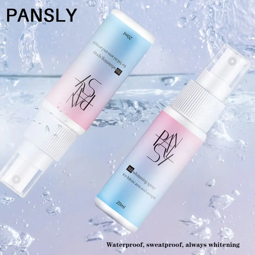 Pansly New Waterproof Body Sunscreen Skin Whitening Moisturizing Sunblock Concealer Refreshing Whole Body BB Whitening Spray